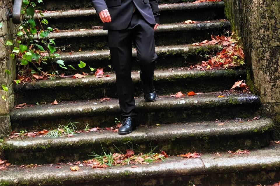 Aprovechando la boda para foto