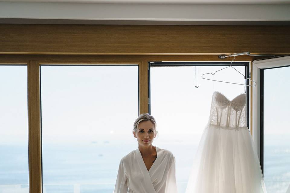 Los preparativos de la novia