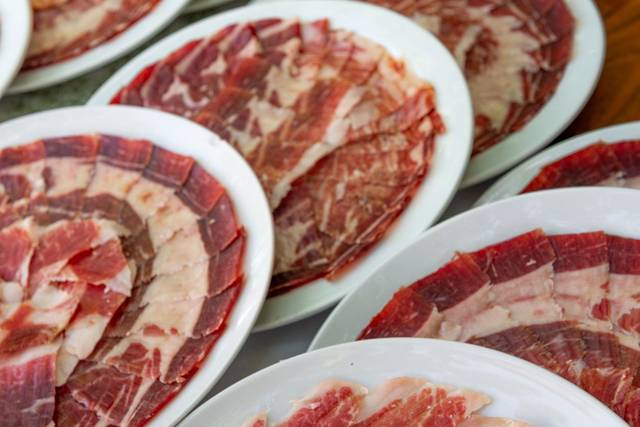Jamón ibérico al corte