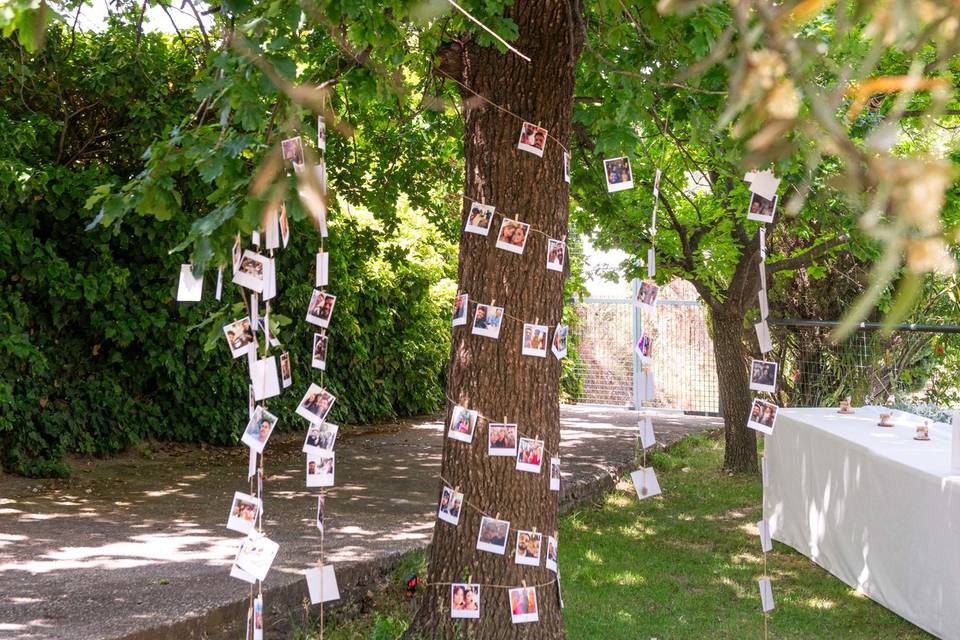 Rincón decorado de la celebrac
