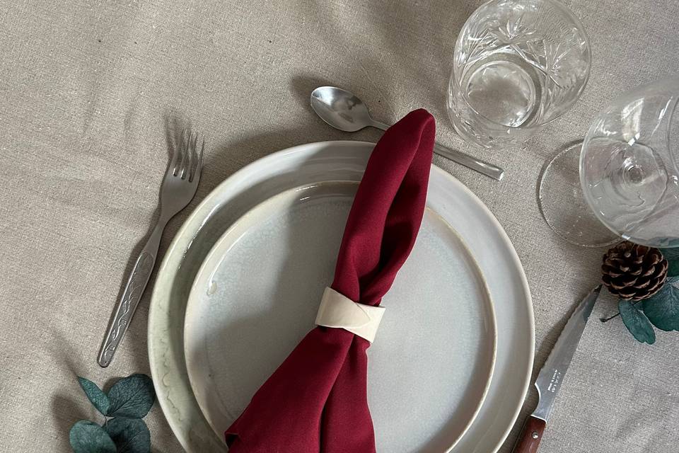 Servilletero de cerámica