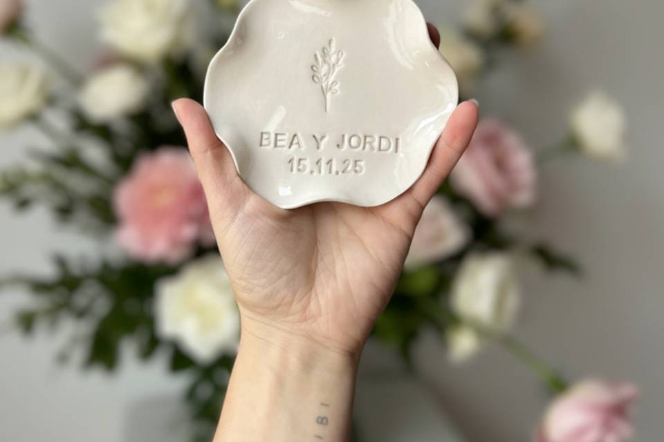 Bandeja porta alianzas