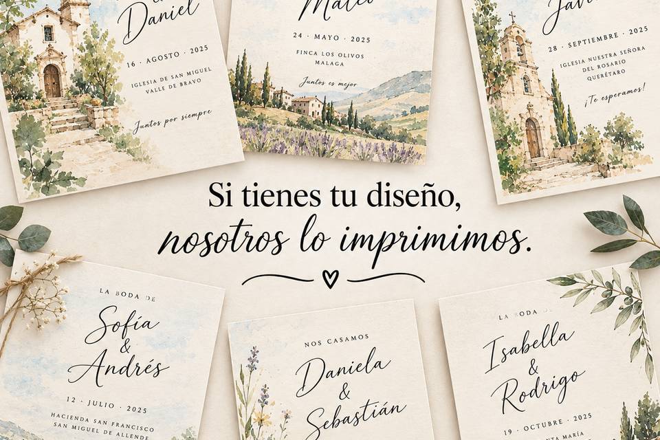 Imprimimos tu diseño