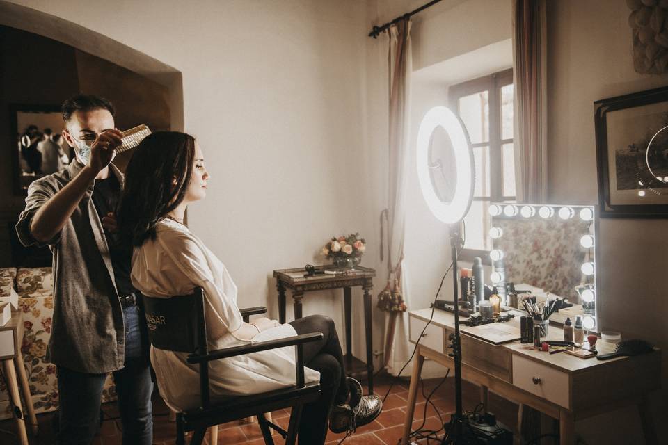 Sala de maquillaje