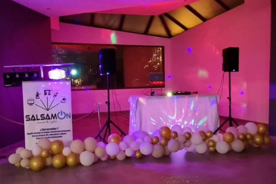 Escenario para celebraciones