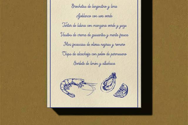 Carta de aperitivos ©ELI TWO