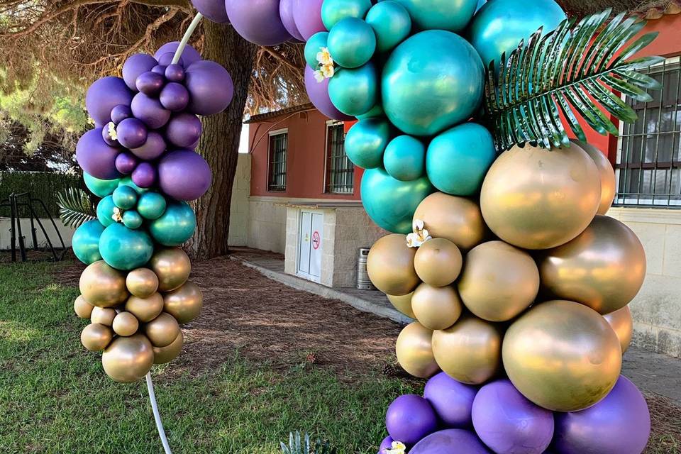 Aro photocall con globos