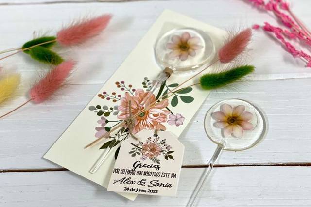 Detalle de boda floral