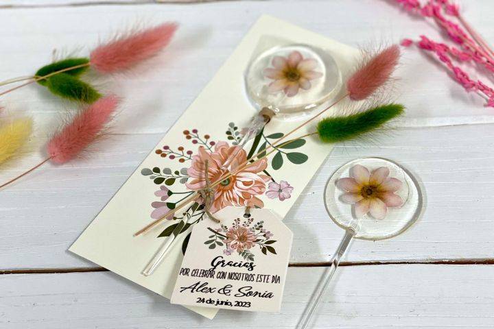 Detalle de boda floral