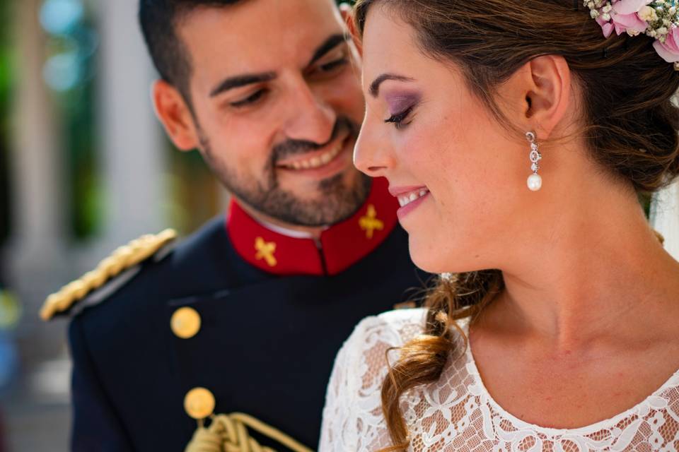 Boda militar de Elisa y Vicent