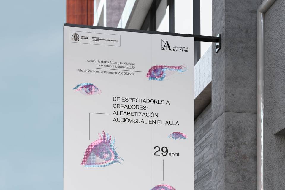 Cartel para evento de cine