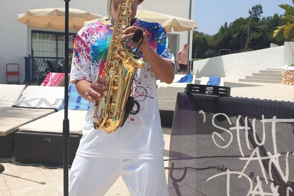 Event pool party Menorca