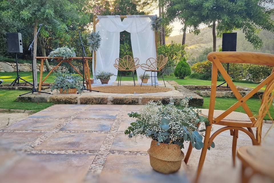 Altaras bonitos bodas