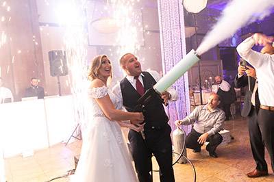 Cañones de CO₂ para Bodas