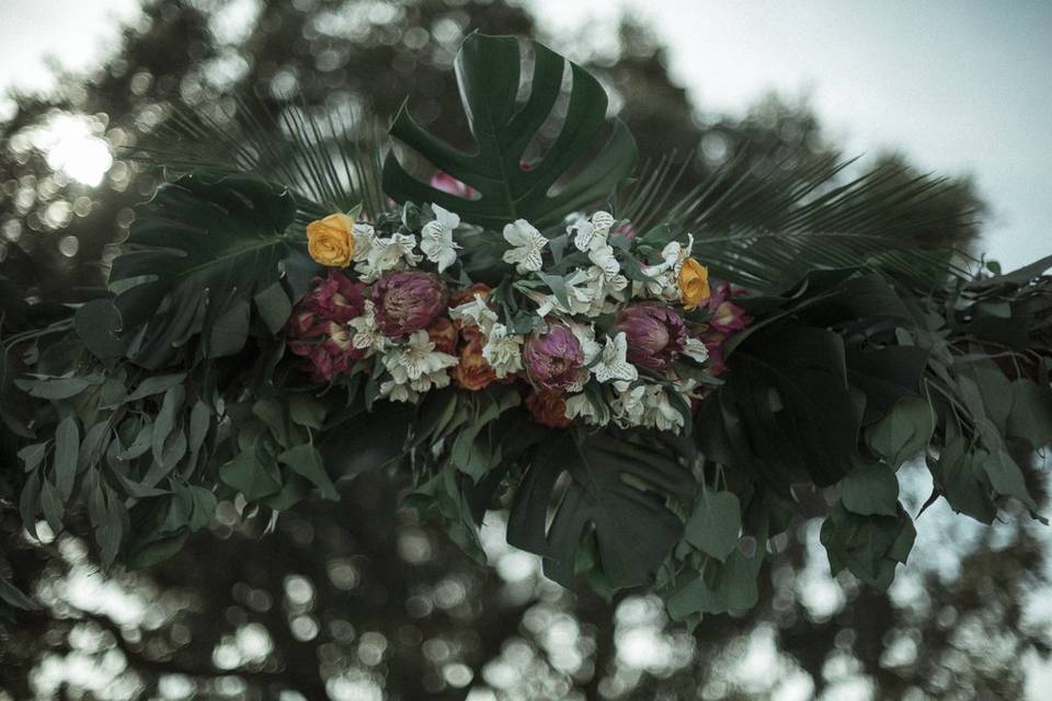 Arco de flores