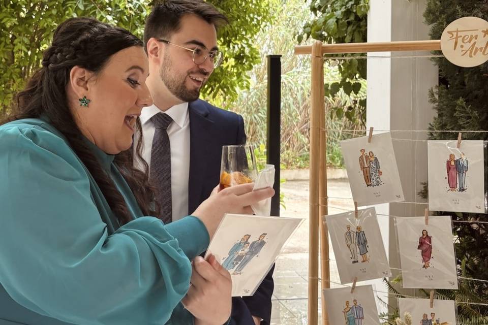 La reacción de los invitados