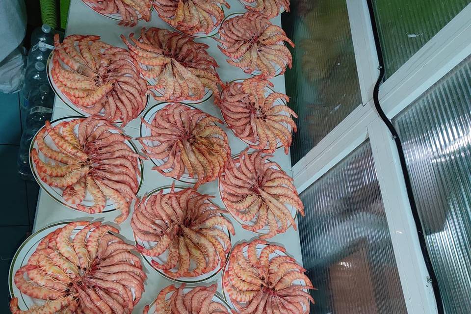 Platos de marisco