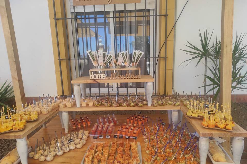 Mesa recepción
