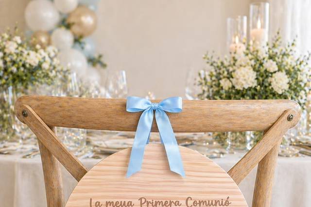 Placa silla personalizada