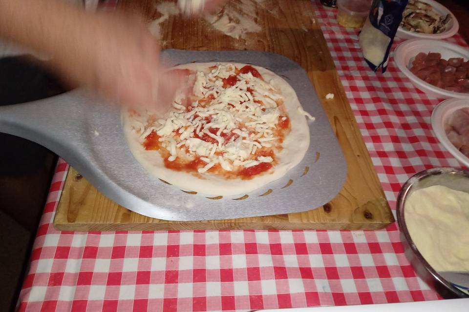 Masa de pizza napolitana