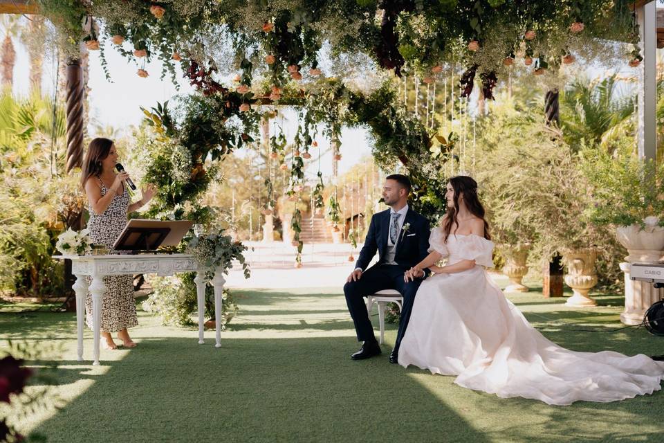 Las bodas de Nati - Maestra de ceremonias