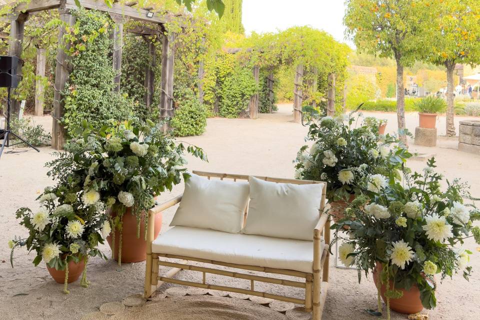 Decoraciñon floral boda