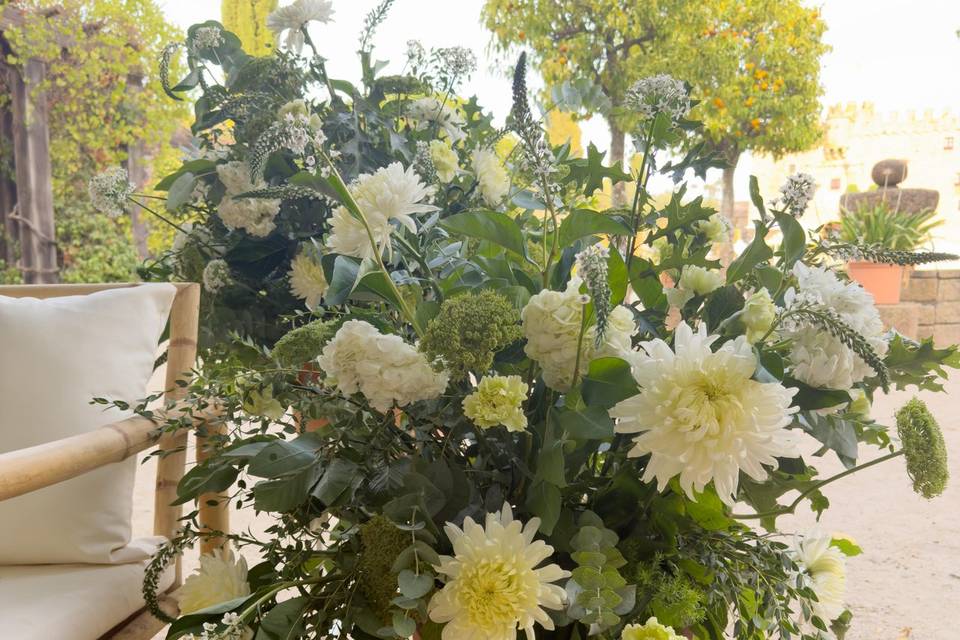 Decoraciñon floral boda