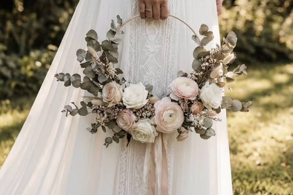 Ramo floral con detalle
