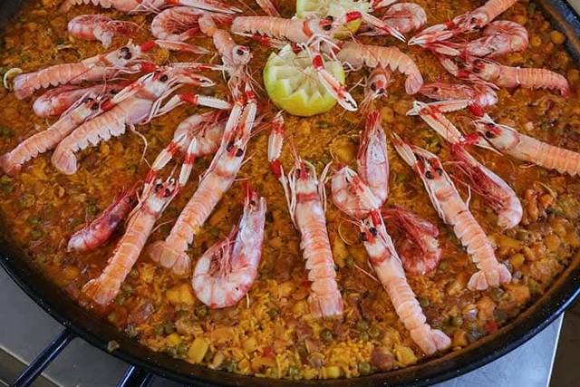 Paella de marisco