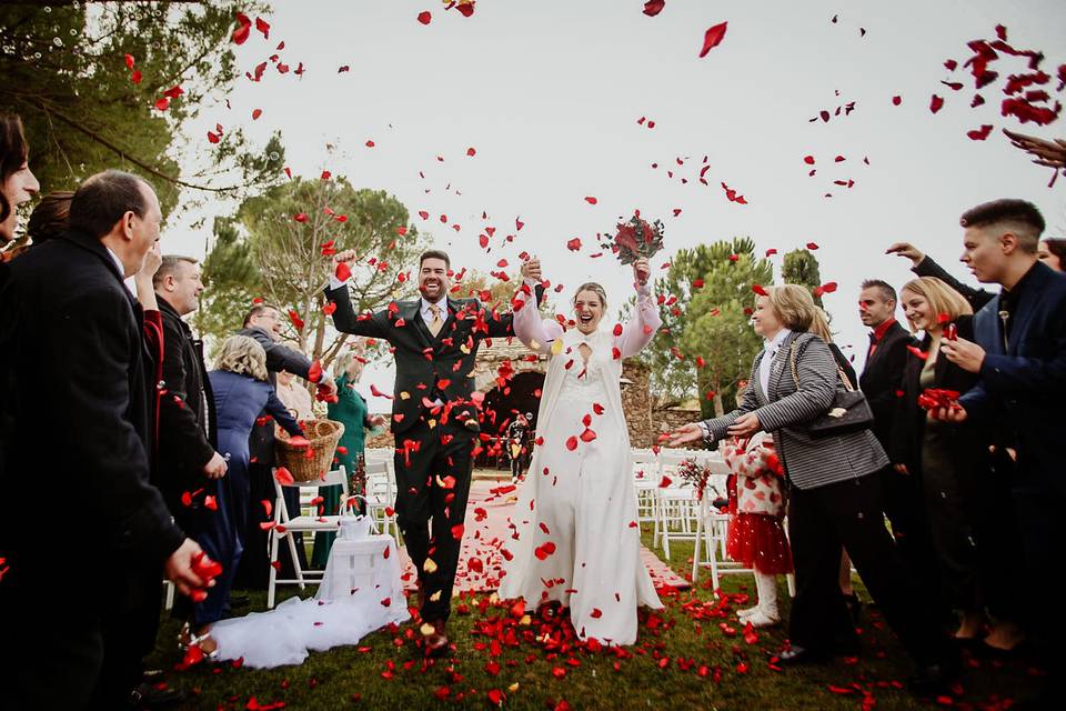 Salida de ceremonia boda