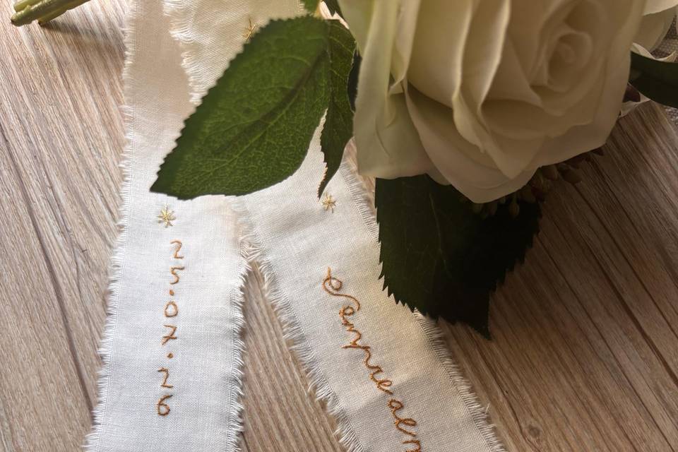 Cinta ramo de novia