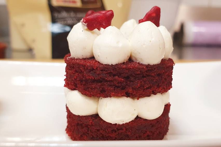 Mini de red velvet.
