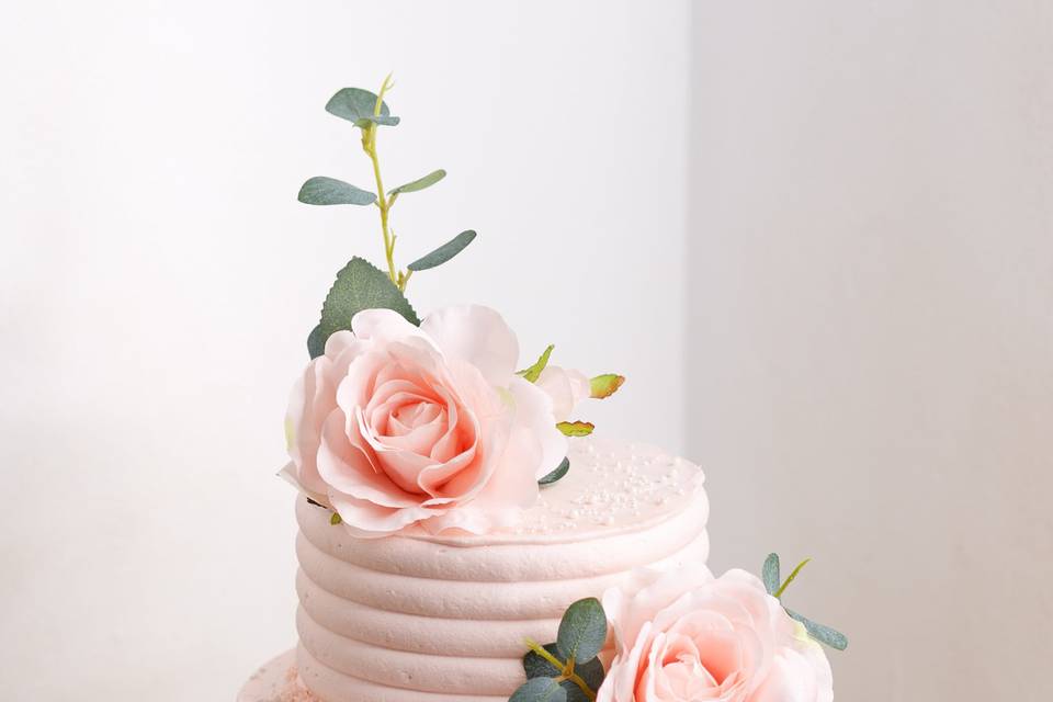 Tarta floral elegante