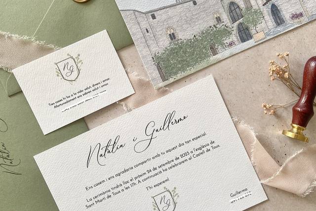 Invitación personalizada N&G
