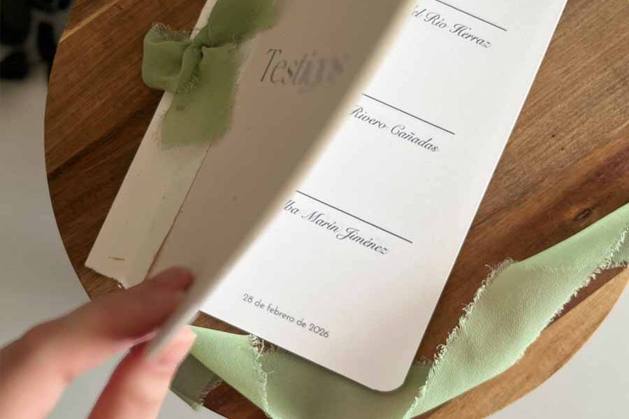 Libro para testigos