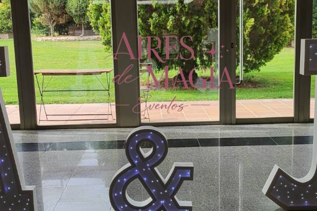 Letras con luces