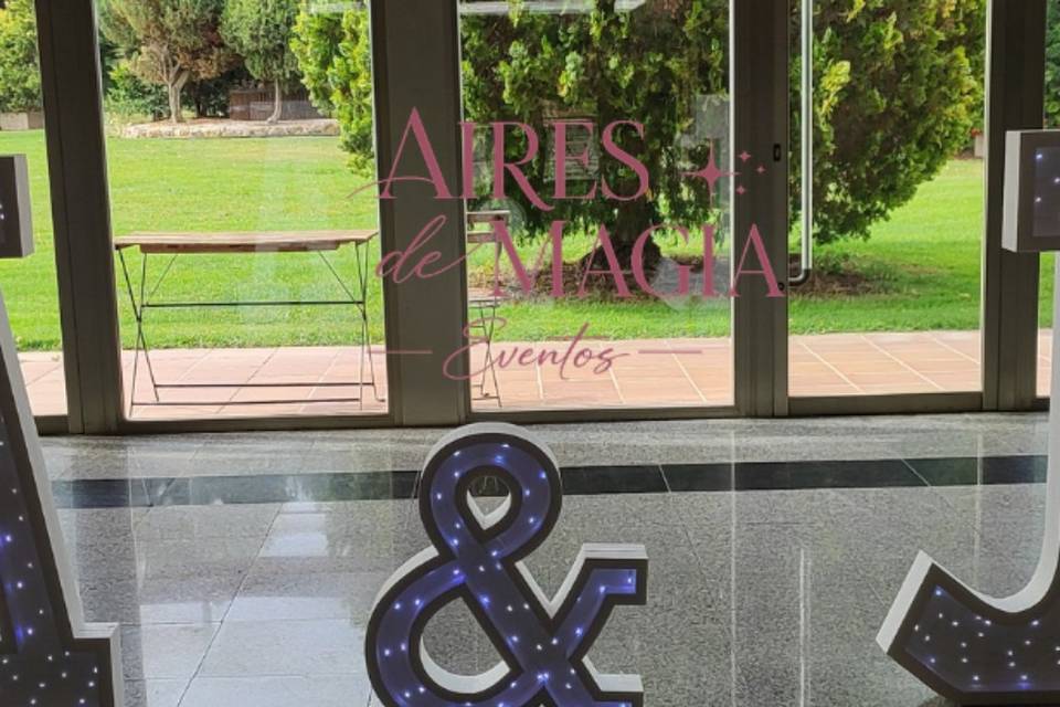 Letras con luces
