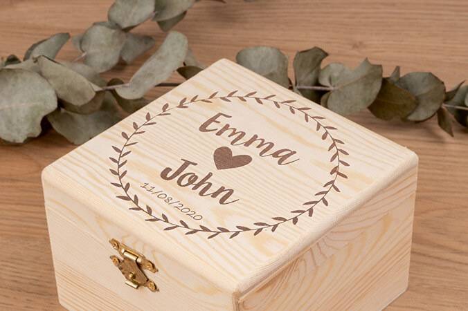 Caja de madera