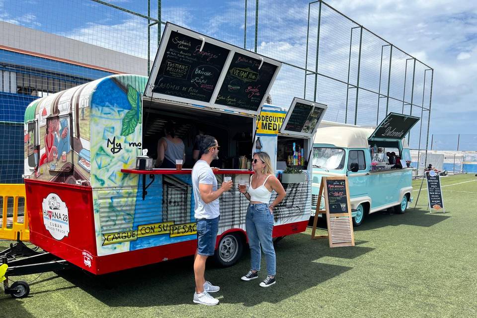 Foodtruck en festival