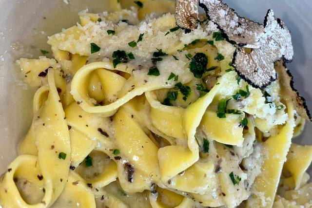 Tagliatelle con trufa
