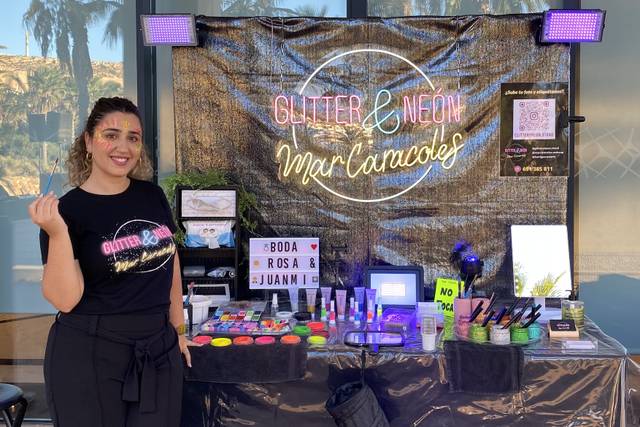 Stand Glitter y Neón by Mar Caracoles Makeup