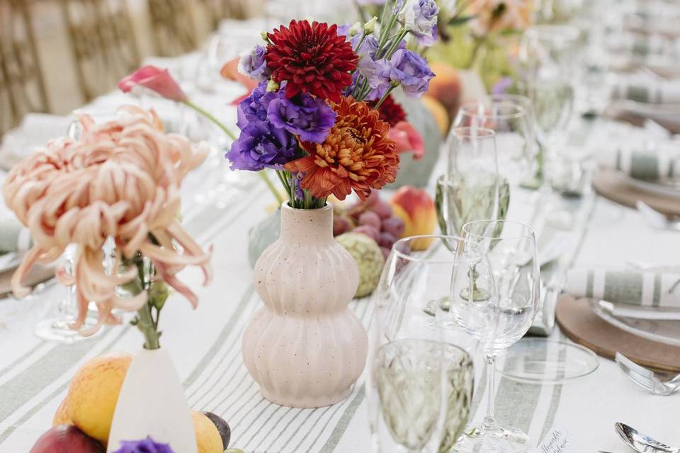 Decoración boda - Toscana