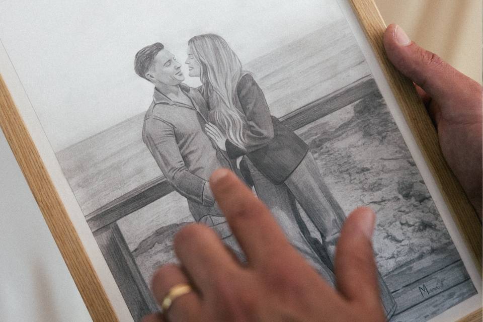 Retrato Aitana y Jordi
