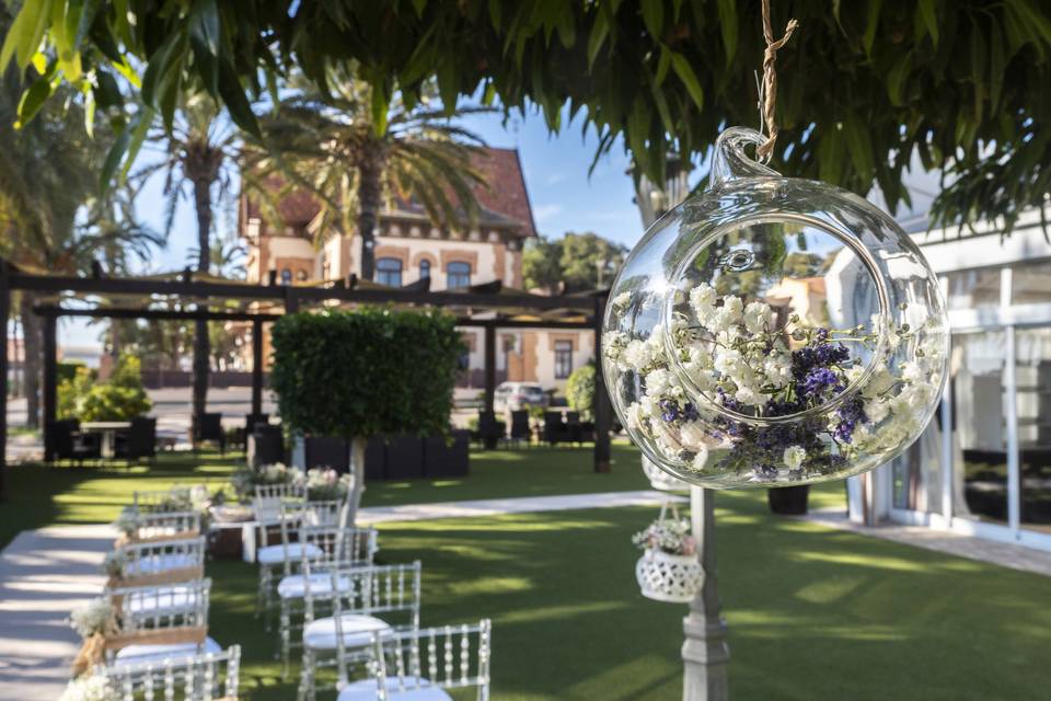 Fanny Bodas. Llegada novia