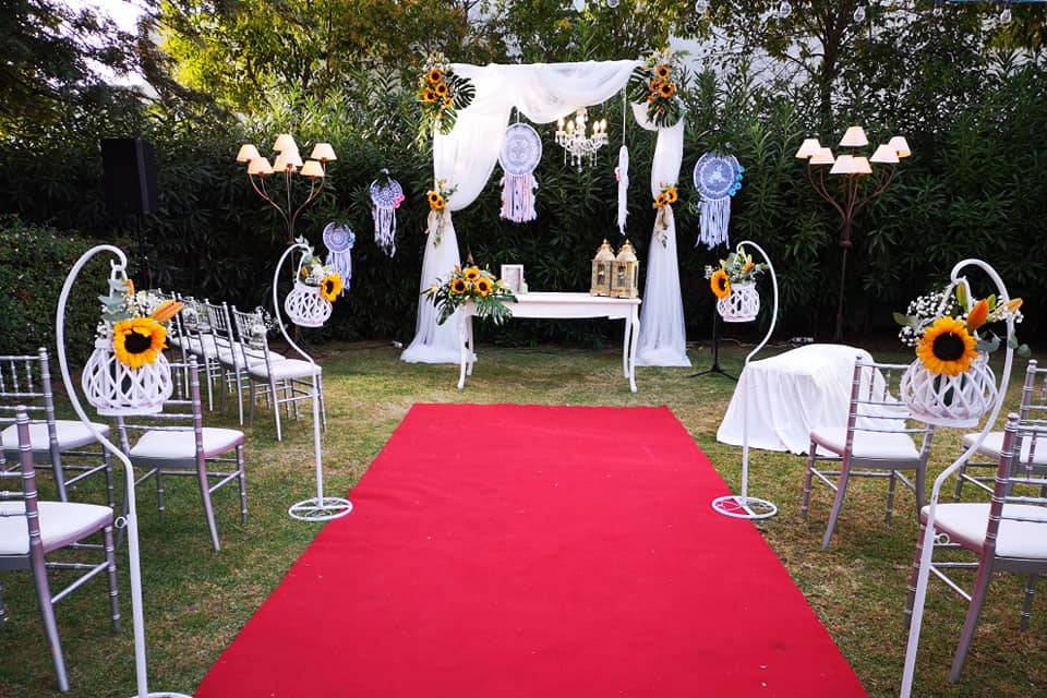 Boda en exterior