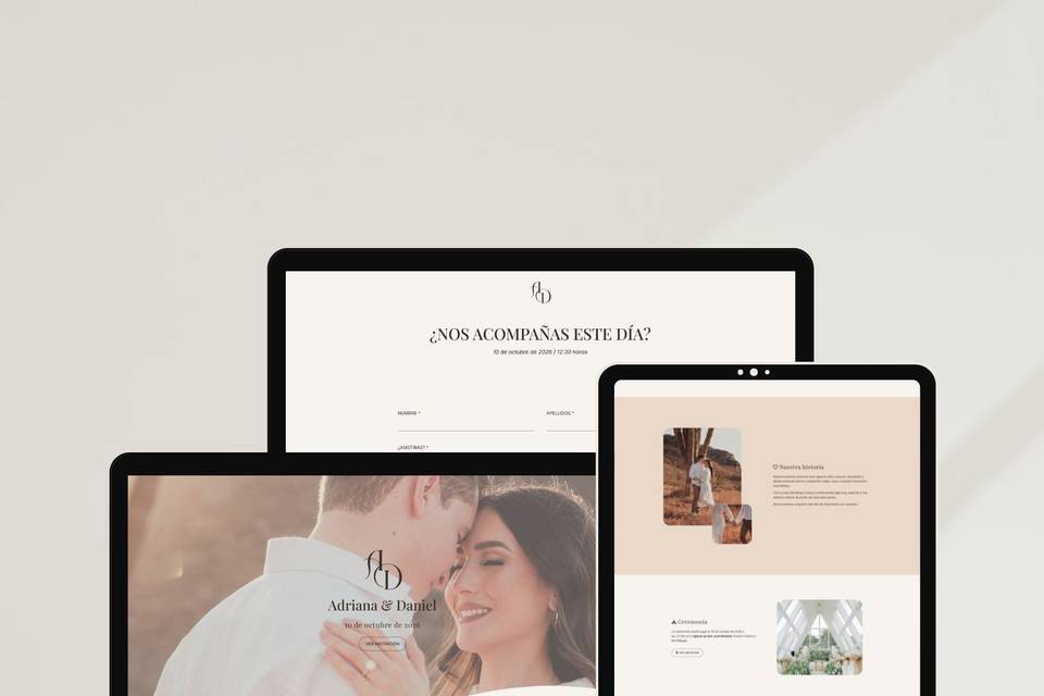 Invitación web Garoé
