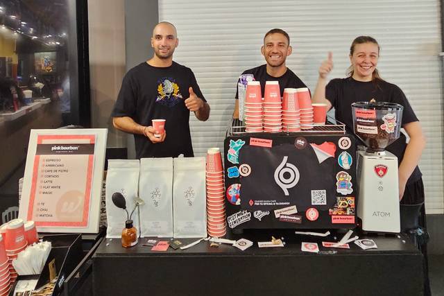 Equipo de baristas profesional