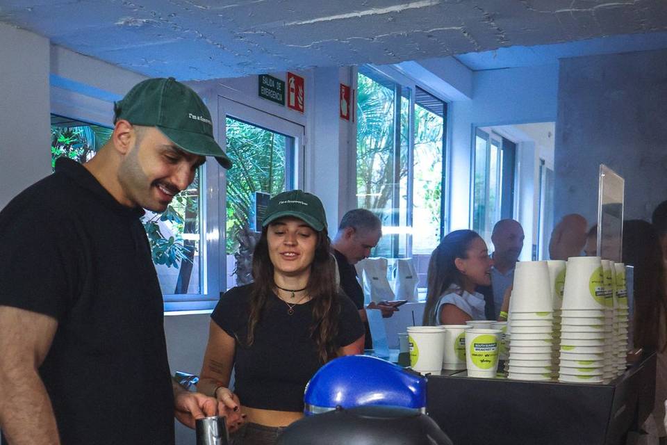 Live coffee service