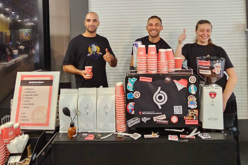 Equipo de baristas profesional