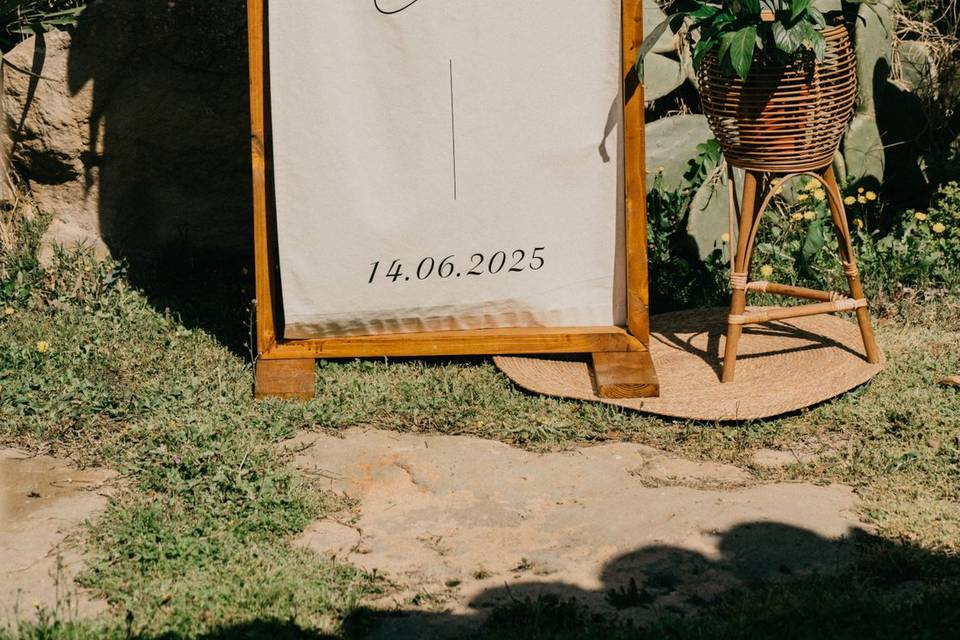 Cartell de benvinguda
